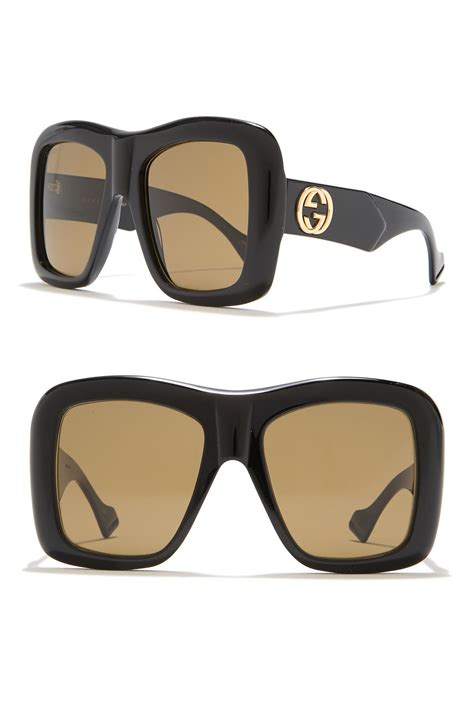 gucci white square sunglasses 2012|gucci unisex fashion 54mm sunglasses.